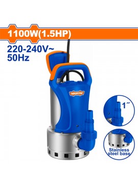 WADFOW ΥΠΟΒΡΥΧΙΑ ΑΝΤΛΙΑ ΑΚΑΘΑΡΤΩΝ ΥΔΑΤΩΝ INOX 1.100W (WWPFW041)