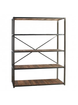 Artekko Chae Μασίφ Ραφιέρα από Ξύλο Ελάτης (160x47x198)cm Artekko 34021