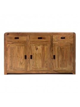 Artekko Attari Ξύλινος Μπουφές σε Μελί Απόχρωση (150x40x90)cm Artekko 720-1228