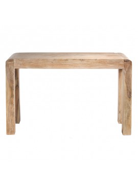Artekko Console Κονσόλα Ξύλινη Λευκή Πατίνα (120x40x76)cm Artekko 720-1232-WHITE