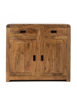 Artekko Attari Ξύλινος Μπουφές σε Μελί Απόχρωση (100x40x90)cm Artekko 720-1257