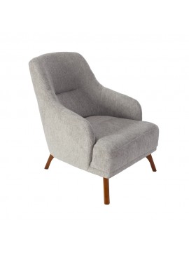 Artekko Pamukkale Γκρι Μπουκλέ Πολυθρόνα Μπερζέρα (66x85x85)cm Artekko 783-6323