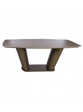 Artekko Stone Καφέ Τραπεζαρία MDF με Όψη Πέτρας στην Επιφάνεια (200x100x78)cm Artekko 783-6410