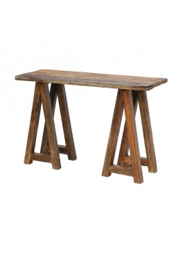 Artekko Sleeper Κονσόλα Ξύλο Καφέ (122x46x81)cm Artekko 78613