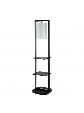 Artekko Shelf Φωτιστικό Επιδαπέδιο Ραφιέρα Μέταλλο Μαύρο (42.5x43.5x188.5)cm Artekko 83638CE