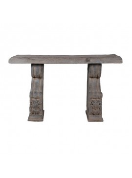 Artekko Cement Γκρι Κονσόλα από Μαγνήσιο (40x65x120)cm Artekko D77538