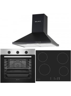 SILIFO ΣΕΤ ΦΟΥΡΝΟΣ ΗΛΕΚΤΡΙΚΟΣ SF6850BOI INOX 83LT + ΕΣΤΙΑ ΚΕΡΑΜΙΚΗ SF6821HV4 + ΑΠΟΡΡΟΦΗΤΗΡΑΣ ΚΑΜΙΝΑΔΑ SILIFO SF6622 BLACK 60CM (4 ΕΤΗ ΕΓΓΥΗΣΗ ΕΛΛΗΝΙΚΗΣ ΑΝΤΙΠΡΟΣΩΠΕΙΑΣ) SILIFO 999-002-92041