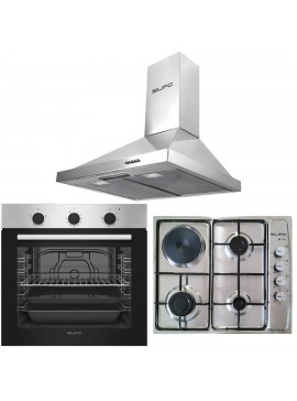 SILIFO ΣΕΤ ΦΟΥΡΝΟΣ ΗΛΕΚΤΡΙΚΟΣ SF6850BOI INOX 83LT + ΕΣΤΙΑ ΜΙΚΤΗ SF6100 INOX (3 ΥΓΡΑΕΡΙΟΥ + 1 ΗΛΕΚΤΡΙΚΟ) + ΑΠΟΡΡΟΦΗΤΗΡΑΣ ΚΑΜΙΝΑΔΑ SILIFO SF6619 INOX 60CM (4 ΕΤΗ ΕΓΓΥΗΣΗ ΕΛΛΗΝΙΚΗΣ ΑΝΤΙΠΡΟΣΩΠΕΙΑΣ) SILIFO 999-002-92082