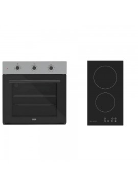 SILIFO ΣΕΤ ΦΟΥΡΝΟΣ SF6008 INOX + ΕΣΤΙΑ DOMINO ΚΕΡΑΜΙΚΗ SF6801HDV2 SILIFO 999-002-92241