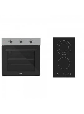 SILIFO ΣΕΤ ΦΟΥΡΝΟΣ SF6008 INOX + ΕΣΤΙΑ DOMINO ΚΕΡΑΜΙΚΗ SF6802HDV3 SILIFO 999-002-92242