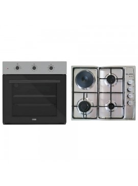 SILIFO ΣΕΤ ΦΟΥΡΝΟΣ SF6008 INOX + ΕΣΤΙΑ ΜΙΚΤΗ SF6100 INOX (3 ΥΓΡΑΕΡΙΟΥ + 1 ΗΛΕΚΤΡΙΚΟ) (4 ΕΤΗ ΕΓΓΥΗΣΗ ΕΛΛΗΝΙΚΗΣ ΑΝΤΙΠΡΟΣΩΠΕΙΑΣ) SILIFO 999-002-92243