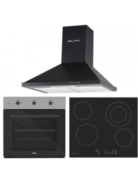 SILIFO ΣΕΤ ΣΕΤ ΦΟΥΡΝΟΣ SF6008 INOX + ΕΣΤΙΑ ΚΕΡΑΜΙΚΗ SF6822HV5 + ΑΠΟΡΡΟΦΗΤΗΡΑΣ ΚΑΜΙΝΑΔΑ SF6622 BLACK 60CM (4 ΕΤΗ ΕΓΓΥΗΣΗ ΕΛΛΗΝΙΚΗΣ ΑΝΤΙΠΡΟΣΩΠΕΙΑΣ) SILIFO 999-002-92251