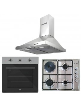 SILIFO ΣΕΤ ΦΟΥΡΝΟΣ SF6008 INOX + ΕΣΤΙΑ ΜΙΚΤΗ SF6100 INOX (3 ΥΓΡΑΕΡΙΟΥ + 1 ΗΛΕΚΤΡΙΚΟ) (4 ΕΤΗ ΕΓΓΥΗΣΗ ΕΛΛΗΝΙΚΗΣ ΑΝΤΙΠΡΟΣΩΠΕΙΑΣ) + ΑΠΟΡΡΟΦΗΤΗΡΑΣ ΚΑΜΙΝΑΔΑ SF6619 INOX 60CM (4 ΕΤΗ ΕΓΓΥΗΣΗ ΕΛΛΗΝΙΚΗΣ ΑΝΤΙΠΡΟΣΩΠΕΙΑΣ) SILIFO 999-002-92274