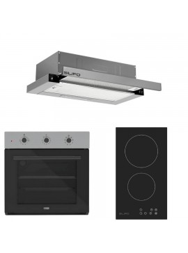 SILIFO ΣΕΤ ΦΟΥΡΝΟΣ SF6008 INOX + ΕΣΤΙΑ DOMINO ΚΕΡΑΜΙΚΗ SF6801HDV2 + ΑΠΟΡΡΟΦΗΤΗΡΑΣ ΣΥΡΟΜΕΝΟΣ SF6663 INOX (4 ΕΤΗ ΕΓΓΥΗΣΗ ΕΛΛΗΝΙΚΗΣ ΑΝΤΙΠΡΟΣΩΠΕΙΑΣ) SILIFO 999-002-92280