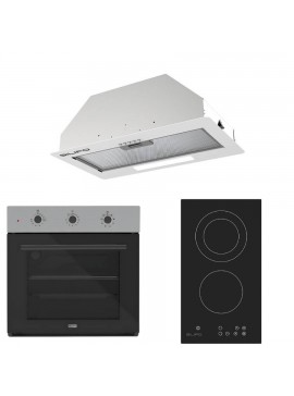 SILIFO ΣΕΤ ΦΟΥΡΝΟΣ SF6008 INOX + ΕΣΤΙΑ DOMINO ΚΕΡΑΜΙΚΗ SF6802HDV3 + ΜΗΧΑΝΙΣΜΟΣ ΑΠΟΡΡΟΦΗΣΗΣ SF6615 INOX (20.65x53.5x30) (4 ΕΤΗ ΕΓΓΥΗΣΗ ΕΛΛΗΝΙΚΗΣ ΑΝΤΙΠΡΟΣΩΠΕΙΑΣ) SILIFO 999-002-92328