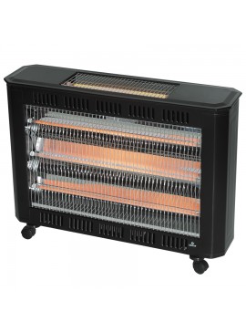 SARAY ΘΕΡΜΑΣΤΡΑ ΗΛΕΚΤΡΙΚΗ SARAY WHT-6040 2700W BLACK 940-009-6040