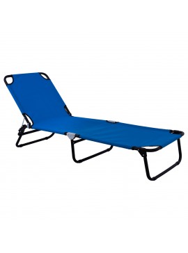 ΞΑΠΛΩΣΤΡΑ ΜΕΤΑΛΛΙΚΗ KALYNDA ΜΑΥΡΗ ΜΕ ΜΠΛΕ ΥΦΑΣΜΑ HM5278