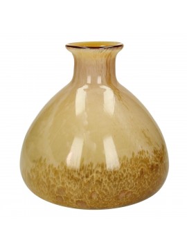 Βάζο ArteLibre Κίτρινο Γυαλί 20x20x20cm Arte-05152250