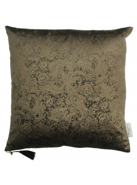 Μαξιλάρι ArteLibre Paisley Καφέ Βελούδο 45x45cm Arte-05152293