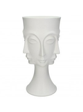 Βάζο ArteLibre Λευκό Κεραμικό 17.4x16x33cm Arte-05152920