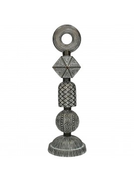 Διακοσμητικό ArteLibre Tribal Καφέ Polyresin 13X13X41cm Arte-05153004