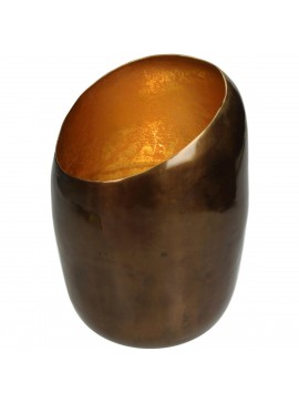 Κηροπήγιο ArteLibre Μπρονζέ Αλουμίνιο 13.5x13.5x20cm Arte-05153890