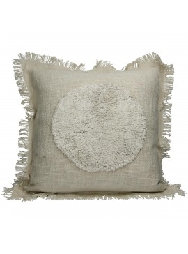 Μαξιλάρι ArteLibre Κύκλος Ιβουάρ Βαμβακερό 45x45cm Arte-05153946