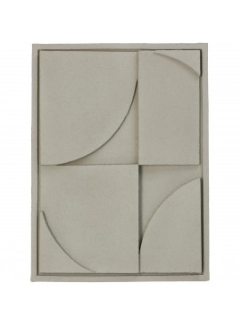 Διακοσμητικό Τοίχου ArteLibre Μπεζ Polyresin 29.5x3.5x39.5cm Arte-05154103