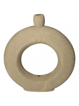 Βάζο ArteLibre Καφέ Κεραμικό 27x5.6x30.5cm Arte-05154420