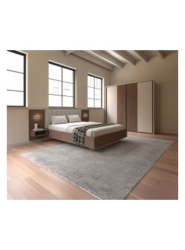 MATIS Επιτοίχιο κομοδίνο DELUXE καρυδί 50x28,4x102 MATIS840481