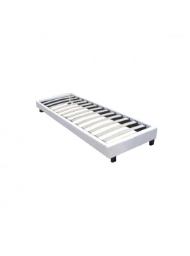 WOODWELL Ε2015,3LUΥΠΟΣΤΡΩΜΑ WILTON K/D *Προσφοράς* PU Άσπρο 97x211x29 (Στρώμα 90x200)cm Ε2015,3LU