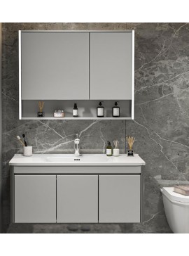 ΣΕΤ ΕΠΙΠΛΟΥ YVONNE  PLYWOOD 100cm χρ.GREY 9SYVON100GR