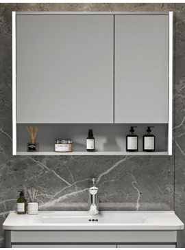 Καθρέφτης YVONNE LED 55cm χρ. GREY κωδ. 3MYVON055GR