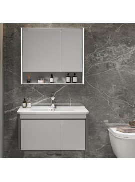 ΣΕΤ ΕΠΙΠΛΟΥ YVONNE  PLYWOOD 80cm χρ.GREY 9SYVON080GR