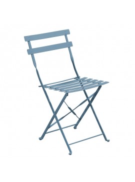 WOODWELL ΖΑΠΠΕΙΟΥ Pantone Καρέκλα Κήπου-Βεράντας, Πτυσσόμενη, Μέταλλο Βαφή Sandy Blue 5415C 40x51x77cm Ε5174,2