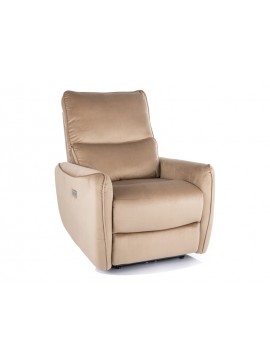 FOTEL ROZKŁADANY ZEFIR VELVET BEŻ BLUVEL 28 DIOMMI-80-3846