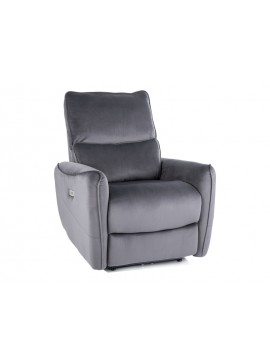 FOTEL ROZKŁADANY ZEFIR VELVET SZARY BLUVEL 14 DIOMMI-80-3838