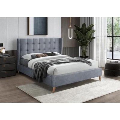 ESTELLA  160 cm bed grey DIOMMI-60-28979