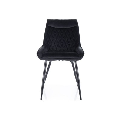 KRZESŁO AGAT VELVET CZARNY STELAŻ/CZARNY BLUVEL 19 DIOMMI-80-3500
