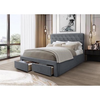 MARISOL 160 cm bed grey DIOMMI-60-28983