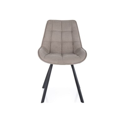 KRZESŁO CORSO VARDO CZARNY STELAŻ / BEIGE 34 DIOMMI-80-3565