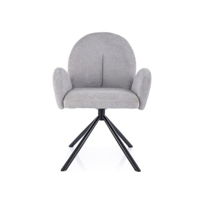 KRZESŁO PLANET RAVEN CZARNY STELAŻ/SZARY 06 DIOMMI-80-3787