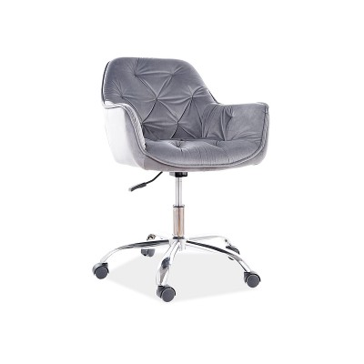ΣΤΡΕΦΤΕΡΗ ΚΑΡΕΚΛΑ Q-190 VELVET GREY BLUVEL 14 DIOMMI OBRQ190VSZ DIOMMI-80-2268