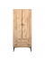 Ντουλάπα Δίφυλλη ArteLibre AMARI Δρυς Μοριοσανίδα 82x48x180cm