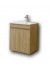 Πάγκος OMEGA BEIGE OAK 50 3BOM050BON 47x44x60, Νιπτήρας 50x45  3BOM050BON