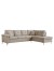 ΚΑΝΑΠΕΣ ΓΩΝΙΑ ΔΕΞΙΑ ZAILA HM3086R ΥΦΑΣΜΑ ΜΠΕΖ 282x197x90 εκ.