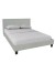 WOODWELL WILTON Κρεβάτι Διπλό, για Στρώμα 160x200cm, Ύφασμα Απόχρωση Grey Stone 169x213x89cm Ε8054,F1