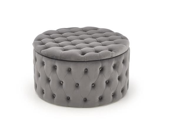 NUNEZ pouffe color: grey DIOMMI-60-28888