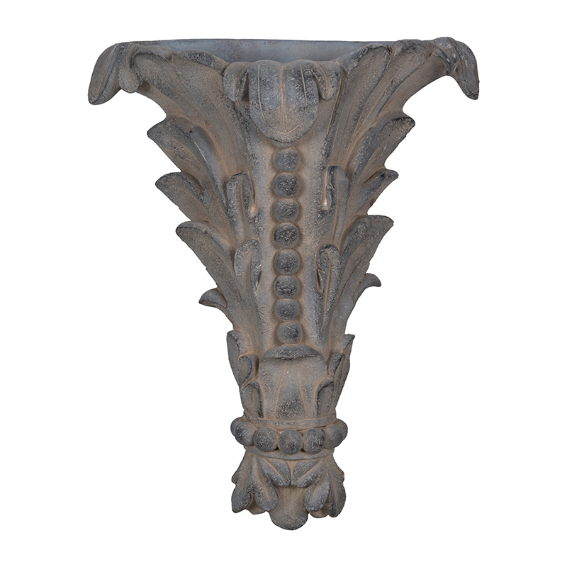 Artekko Cement Διακοσμητικό Γκρι Κασπώ Τοίχου από Μαγνήσιο (44x25x53)cm Artekko D77551