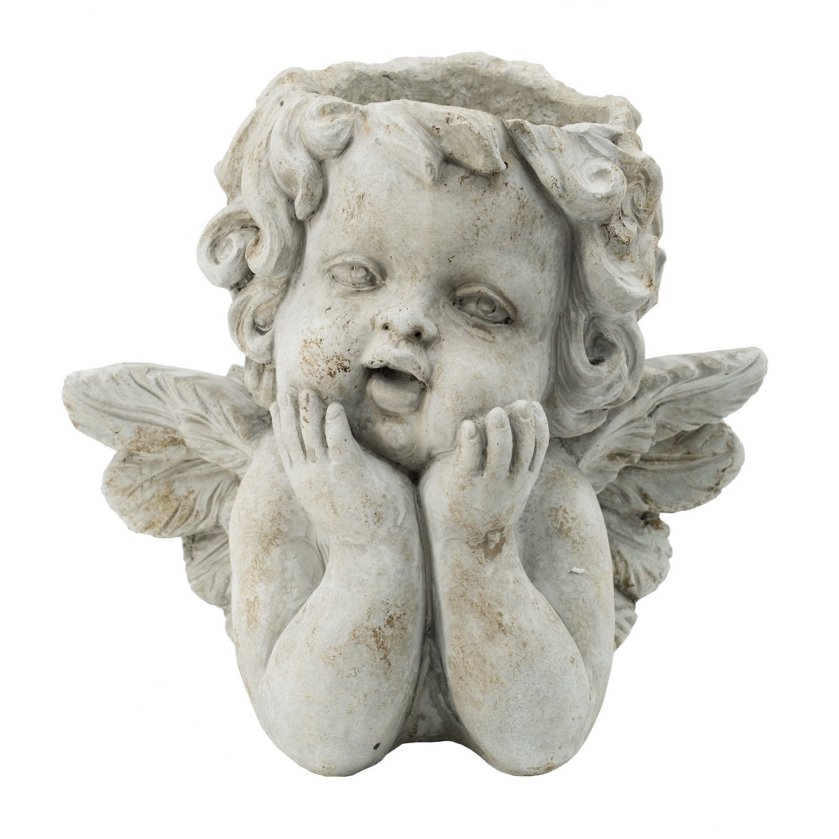 Artekko Cement Κασπώ Αγγελάκι Τσιμεντένιο Γκρι (27x18.5x15)cm Artekko D8972